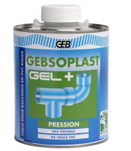 Клей для труб ПВХ Gebsoplast GEL+, 1 л 2322